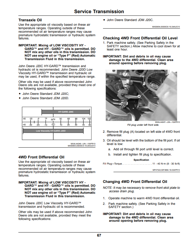 JOHN DEERE XUV825E, XUV825M GATOR™ UTILITY VEHICLES OPERATOR MANUAL OMUC23877