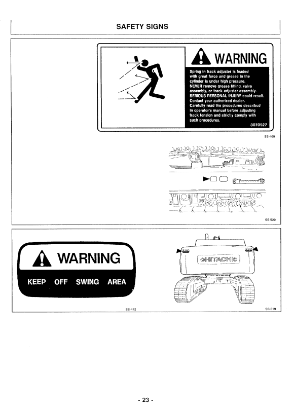 HITACHI EX550, EX550LC, EX550H, EX550LCH EXCAVATOR OPERATOR MANUAL EM17A11