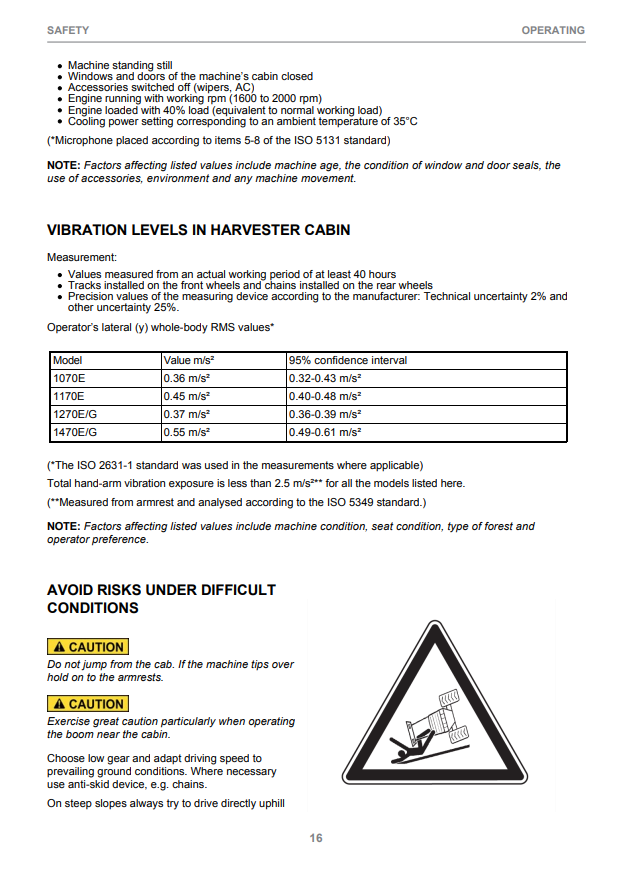 JOHN DEERE 1470E CH9 INTERIM TIER 4 CTL HARVESTER OPERATOR INSTRUCTION MANUAL F685891