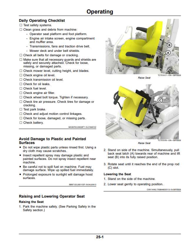 JOHN DEERE Z720M, Z740M, Z740R, AND Z760R ZTRAK SERIES GAS OPERATOR MANUAL OMUC46503