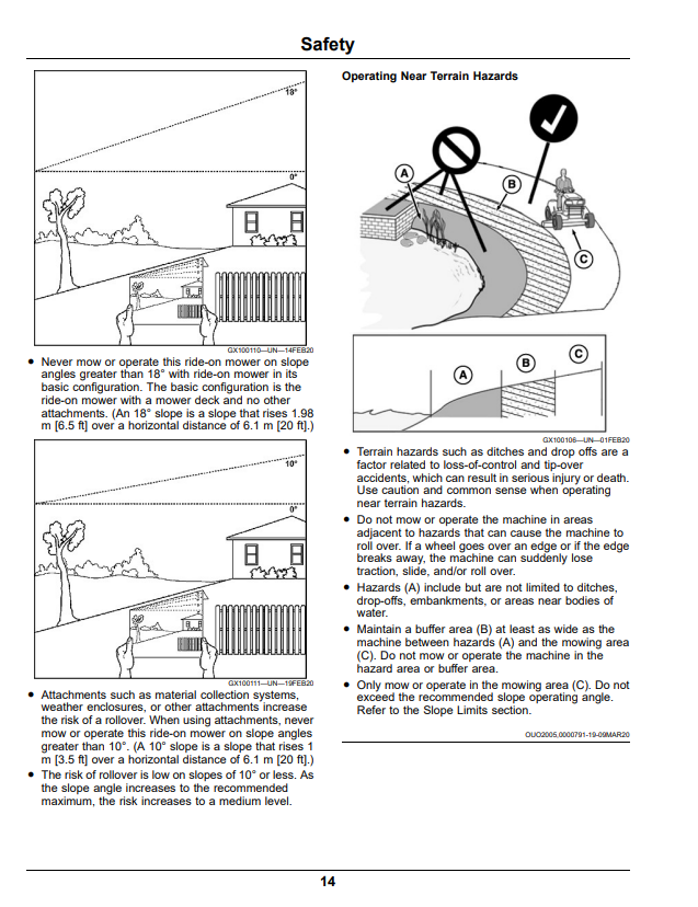JOHN DEERE X950R TRACTOR OPERATOR MANUAL OMUC26888