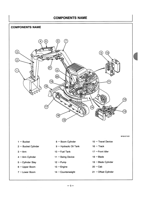 HITACHI EX75UR-3 EXCAVATOR OPERATOR MANUAL EM10V13