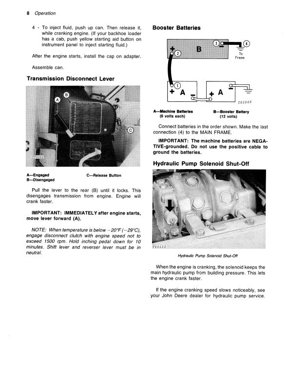 JOHN DEERE JD510 BACKHOE LOADER OPERATOR MANUAL OMT67927