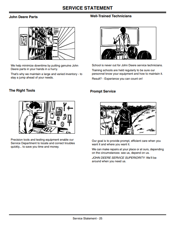 JOHN DEERE HYDRAULIC TRENCHER TR36, TR36H, TR48, TR48H, AND TR60 OPERATOR MANUAL OMKV16794