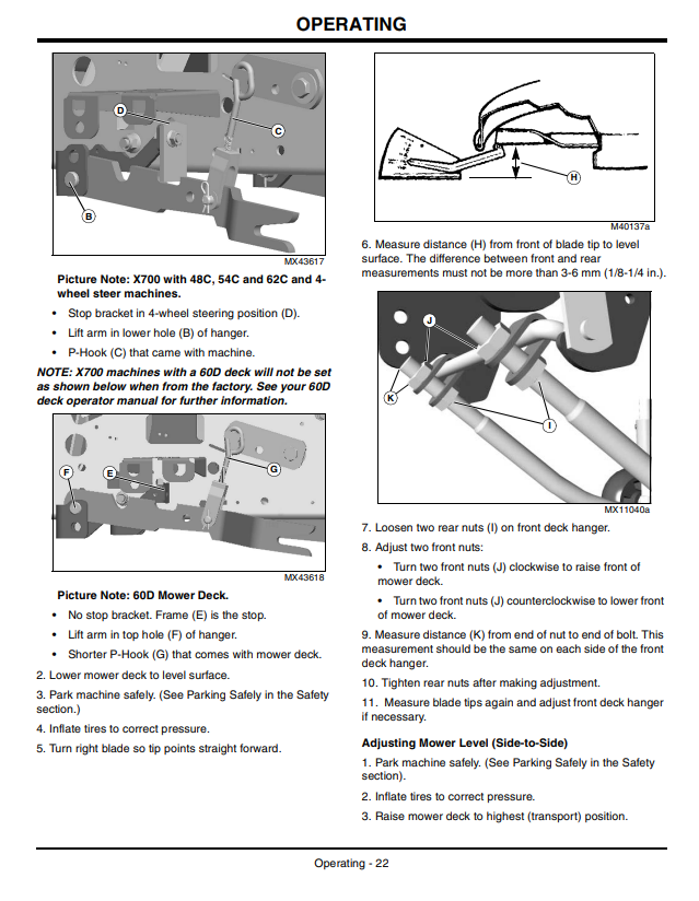 JOHN DEERE X740, X744, X748, X749 ULTIMATE SERIES TRACTOR OPERATOR MANUAL OMM162946