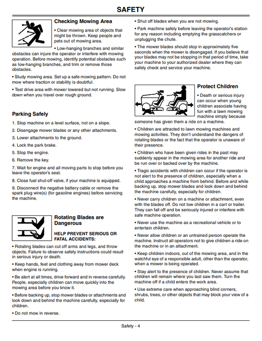 JOHN DEERE SELECT SERIES™ TRACTOR X740, X744, X748, X749 ULTIMATE™ SERIES OPERATOR MANUAL OMM157071