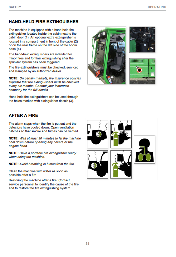 JOHN DEERE 1110G / 1210G / 1510G FINAL TIER 4 ROTATING & LEVELING CABIN II OPERATOR MANUAL F710869