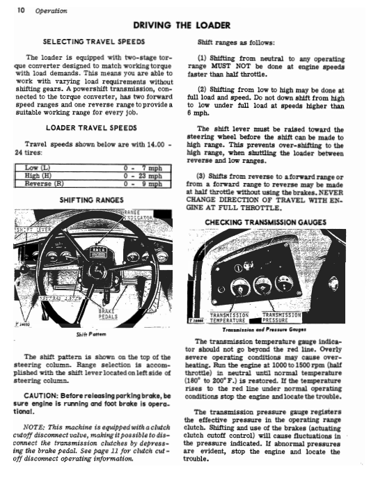 JOHN DEERE JD644 LOADER OPERATOR MANUAL OMT32952