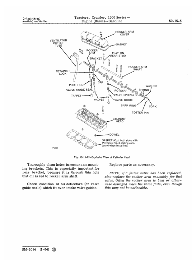 JOHN DEERE 1000 SERIES CRAWLER TRACTOR SERVICE MANUAL SM2034