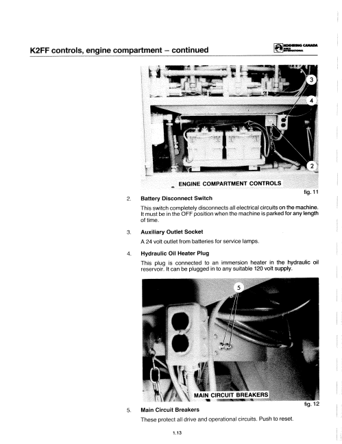 JOHN DEERE K2FF FELLER FORWARDER OPERATOR MANUAL 214-1601-1