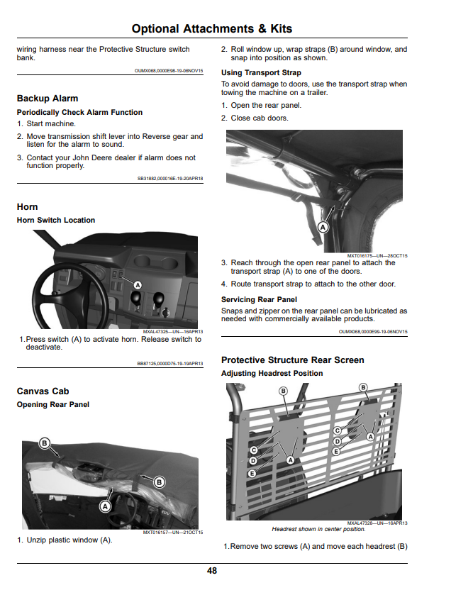 JOHN DEERE XUV590E, XUV590M, XUV590E S4, XUV590M S4 GATOR™ UTILITY VEHICLES OPERATOR MANUAL OMUC25929