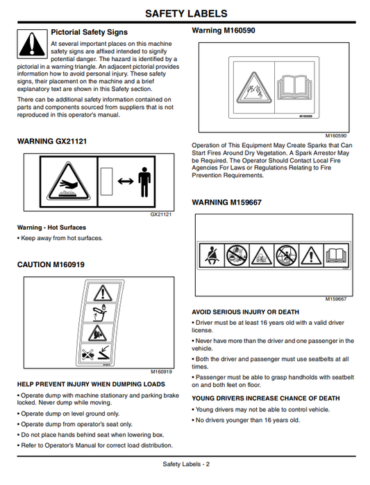 JOHN DEERE GATOR™ UTILITY VEHICLE XUV 855D OPERATOR MANUAL OMM163415