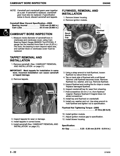JOHN DEERE 250G, 440G, 550GE, G2500K, G4400K, G5500K, G5500KE GENERATORS TECHNICAL MANUAL TM1791