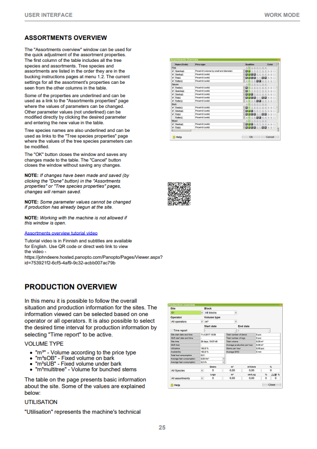 JOHN DEERE TIMBERMATIC H-12, 2.12.X OPERATOR INSTRUCTION MANUAL F074221
