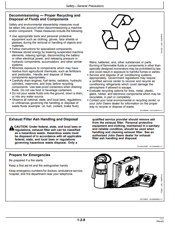 JOHN DEERE 470GLC EXCAVATOR OPERATOR MANUAL OMT377205X19
