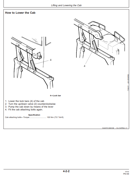 JOHN DEERE 1710D FORWARDER OPERATOR MANUAL OMF070285