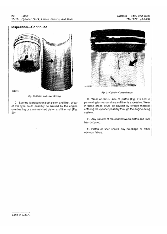 JOHN DEERE 4430 AND 4630 TRACTOR TECHNICAL MANUAL TM1172