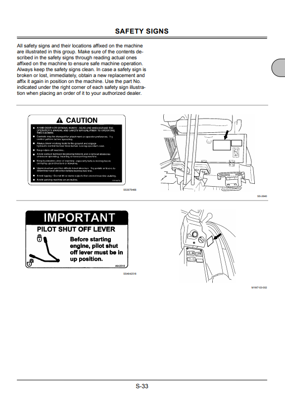 HITACHI ZAXIS 27U-2, 30U-2, 35U-2, 40U-2, 50U-2 HYDRAULIC EXCAVATOR OPERATOR MANUAL EM1M722