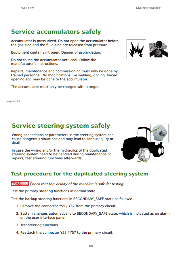 JOHN DEERE 1270H, 1470H FT4 ATS GEN 2.0 HARVESTER OPERATOR INSTRUCTION MANUAL F748067