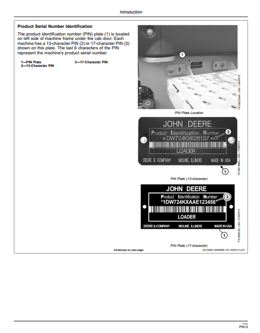 JOHN DEERE 724K 4WD LOADER OPERATOR MANUAL OMT260550