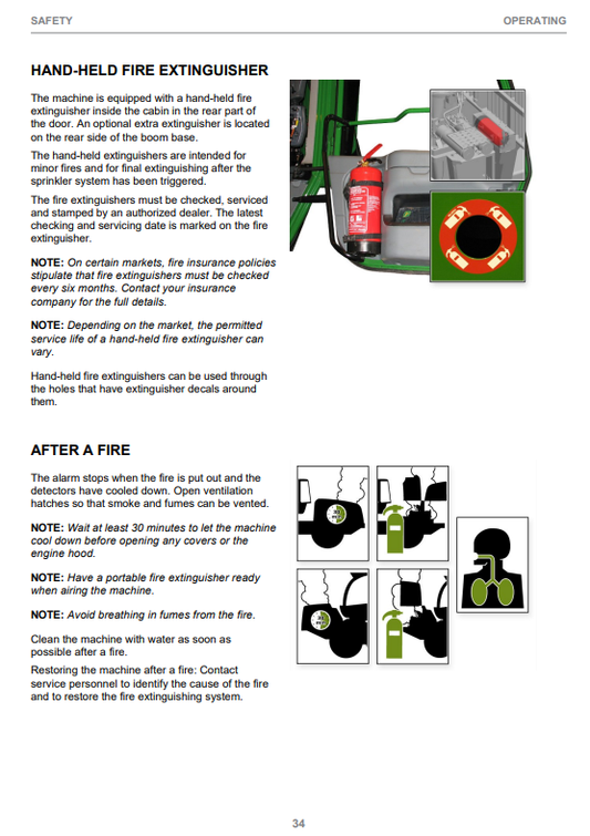 JOHN DEERE 1910G FINAL TIER 4 ROTATING & LEVELING CABIN CTL FORWARDER OPERATOR INSTRUCTION MANUAL F722460