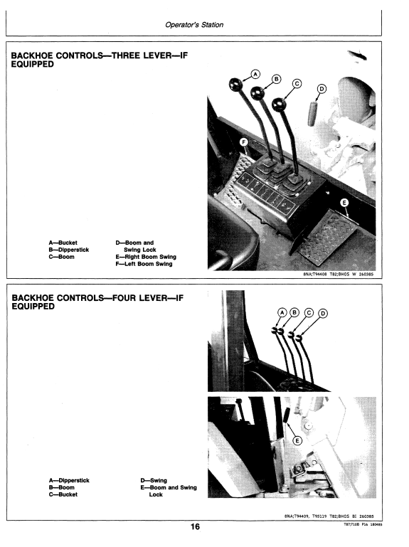 JOHN DEERE 710B BACKHOE LOADER OPERATOR MANUAL OMT82176