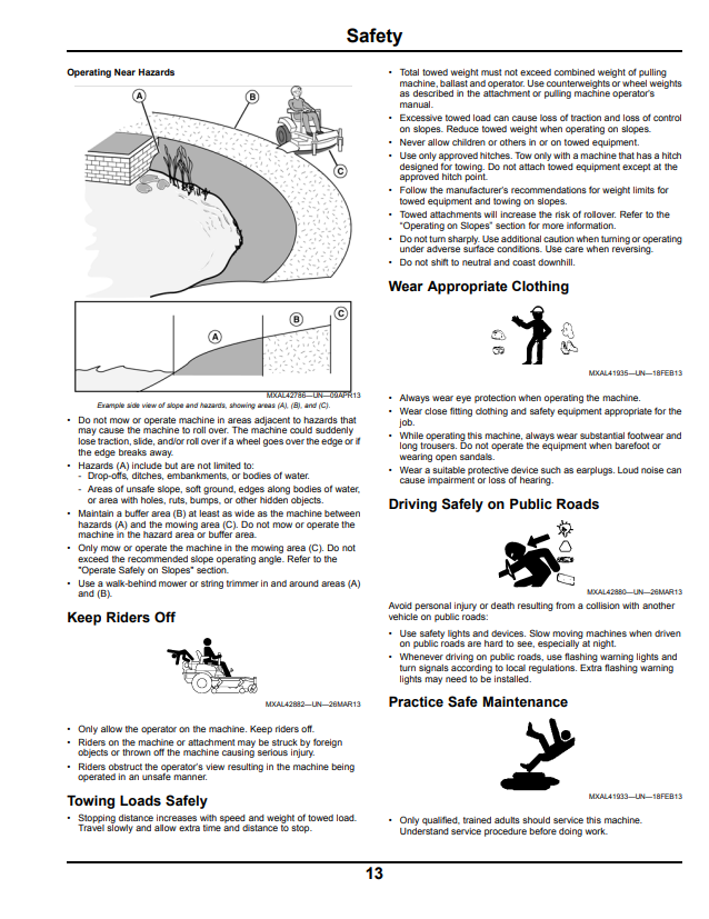 JOHN DEERE Z425, Z435, Z445, Z465, Z625, Z645, Z655 AND Z665 Z400 AND Z600 SERIES EZTRAK™ OPERATOR MANUAL OMGX25929