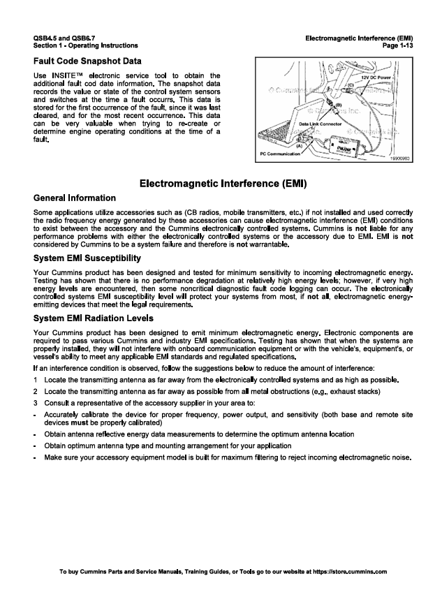 JOHN DEERE CUMMINS ENGINE QSB4.5, QSB6.7 4021531 OPERATION AND MAINTENANCE MANUAL