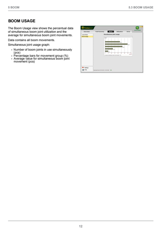 JOHN DEERE TIMBERLINK FORWARDER OPERATOR INSTRUCTION MANUAL F076808