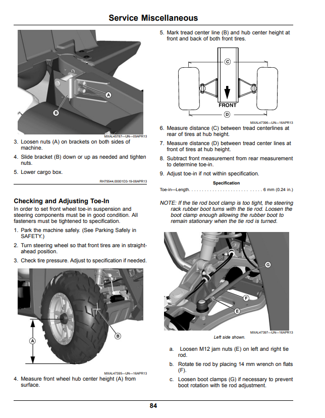 JOHN DEERE XUV590M, XUV590M S4 GATOR™ UTILITY VEHICLE OPERATOR MANUAL OMUC21097