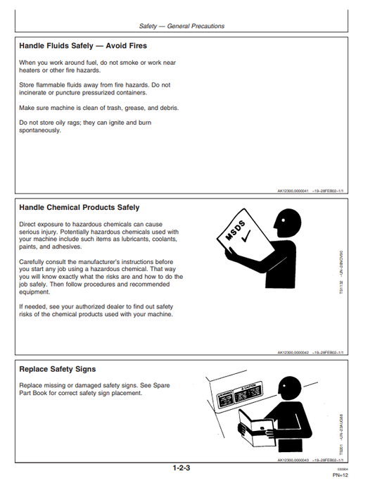JOHN DEERE 1070D HARVESTER OPERATOR MANUAL OMF066532