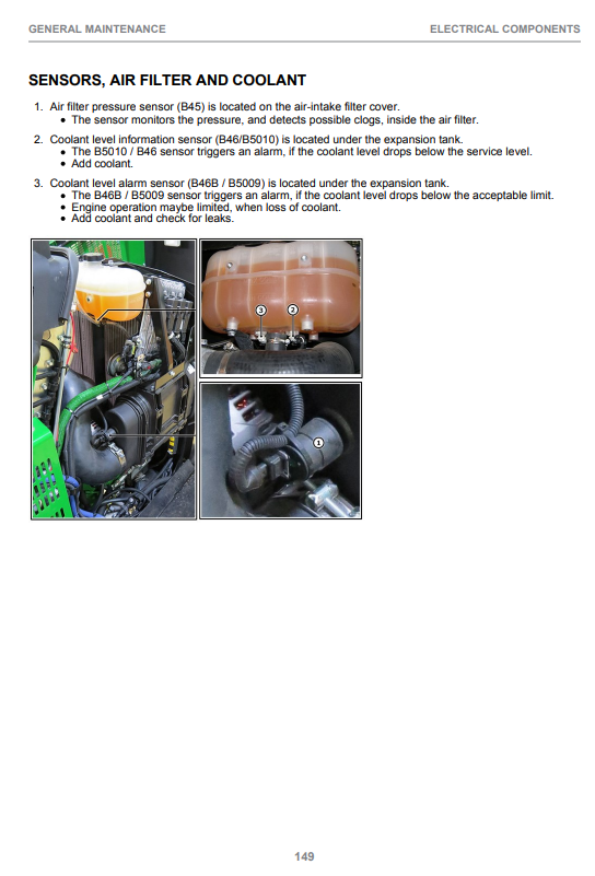 JOHN DEERE 1210G / 1510G TIER 3 FIXED CABIN OPERATOR MANUAL F697820