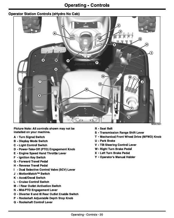 JOHN DEERE 3320, 3520, 3720 COMPACT UTILITY TRACTOR OPERATOR MANUAL OMLVU23778