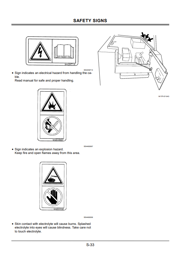 HITACHI ZAXIS 600, 650H, 600LC, 650LCH EXCAVATOR OPERATOR MANUAL EM17P11