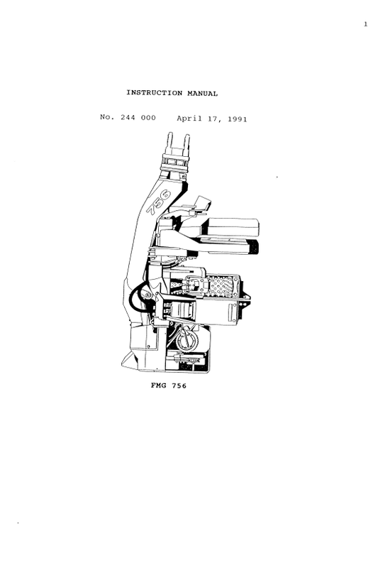 JOHN DEERE 756 HARVESTING HEAD INSTRUCTION MANUAL 756