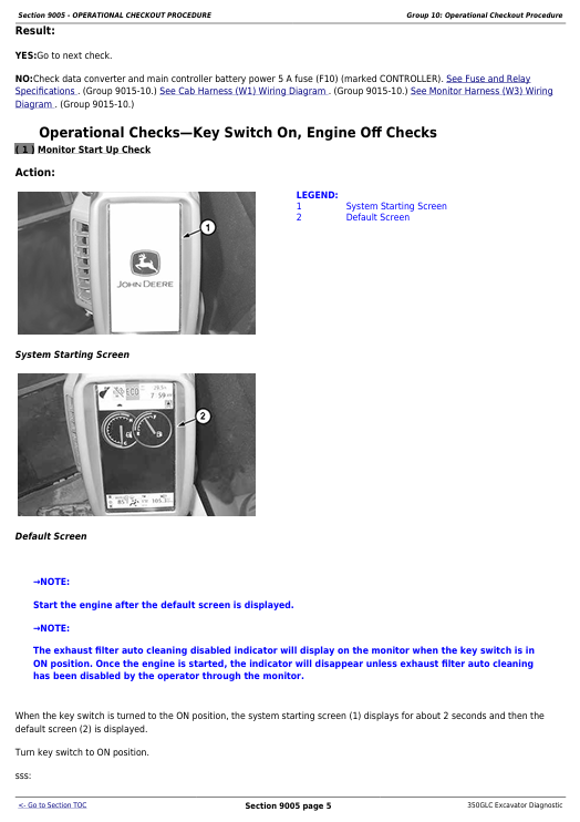 JOHN DEERE 350GLC EXCAVATOR DIAGNOSTIC OPERATION AND TEST MANUAL TM12173