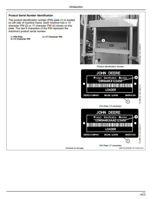 JOHN DEERE 844K SERIES II 4WD LOADER OPERATOR MANUAL OMT260592
