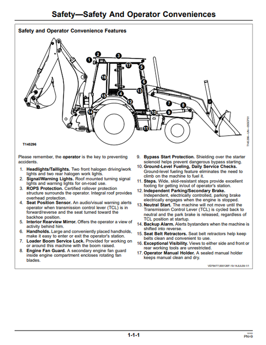 JOHN DEERE 310J AND 310SJ BACKHOE LOADER OPERATOR MANUAL OMT210365