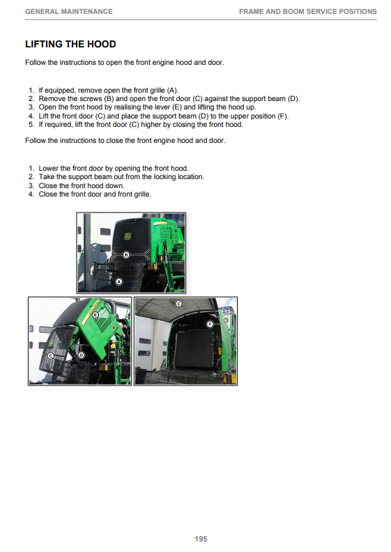 JOHN DEERE 1910G FINAL TIER 4 OPERATOR MANUAL F674334