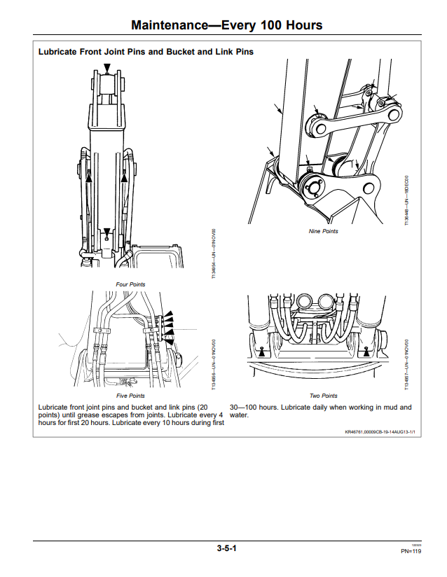 JOHN DEERE 190DW AND 220DW WHEELED EXCAVATOR OPERATOR MANUAL OMT233886