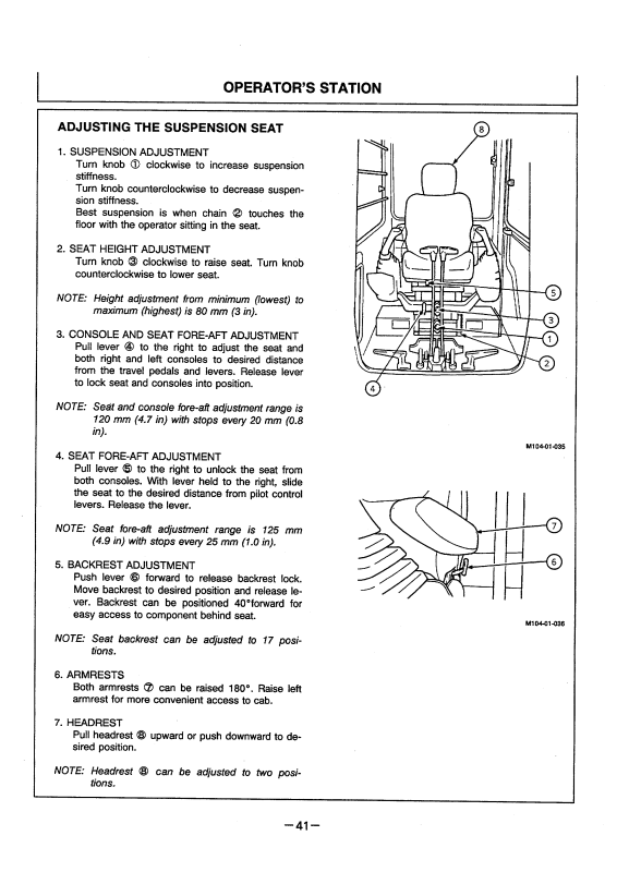 HITACHI EX120-2 EXCAVATOR OPERATOR MANUAL EM12N13