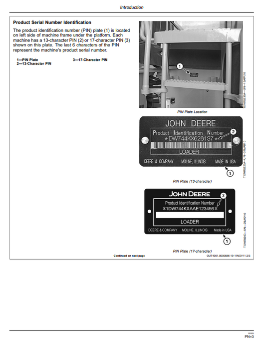 JOHN DEERE 744K 4WD LOADER OPERATOR MANUAL OMT274159
