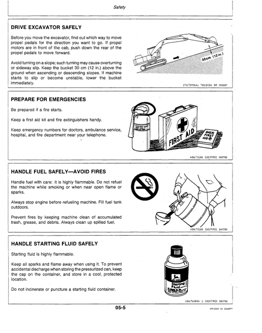JOHN DEERE 690C EXCAVATOR OPERATOR MANUAL OMT114467