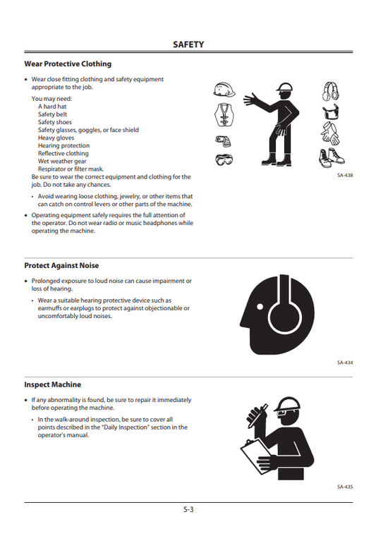HITACHI ZAXIS 27U-3, 30U-3, 35U-3, 40U-3, 50U-3 HYDRAULIC EXCAVATOR OPERATOR MANUAL EM1NE12