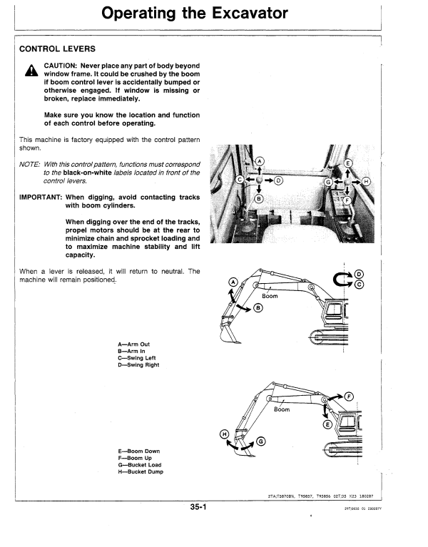 JOHN DEERE 690C EXCAVATOR OPERATOR MANUAL OMT114467