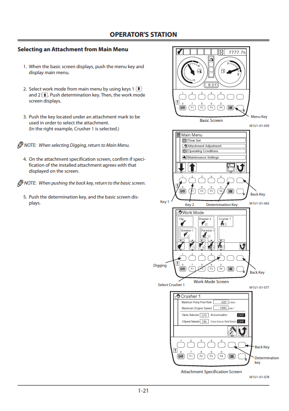 HITACHI ZAXIS 160LC-3, 200LC-3, 240LC-3, 270LC-3, 350LC-3 HYDRAULIC EXCAVATOR OPERATOR MANUAL EM1U1NA12