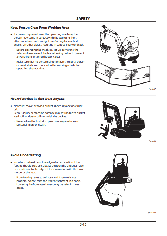 HITACHI ZAXIS 27U-3, 30U-3, 35U-3, 40U-3, 50U-3 HYDRAULIC EXCAVATOR OPERATOR MANUAL EM1NE12