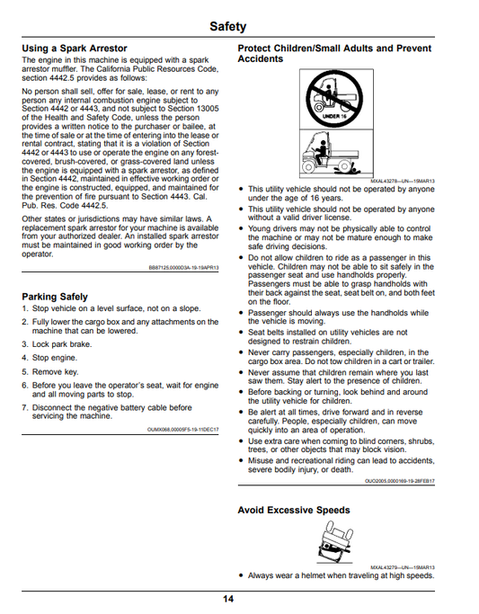 JOHN DEERE XUV590I, XUV590I S4 GATOR™ UTILITY VEHICLE OPERATOR MANUAL OMM175794