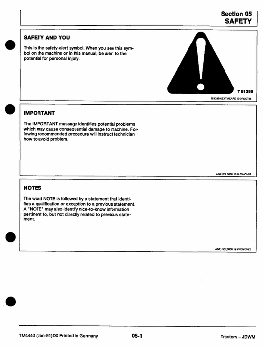 JOHN DEERE 2250, 2450, 2650, 2650N AND 2850 TRACTOR SERVICE REPAIR TECHNICAL MANUAL TM4440