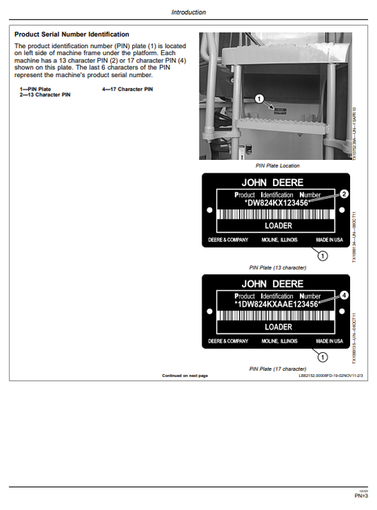 JOHN DEERE 824K 4WD LOADER OPERATOR MANUAL OMT275041